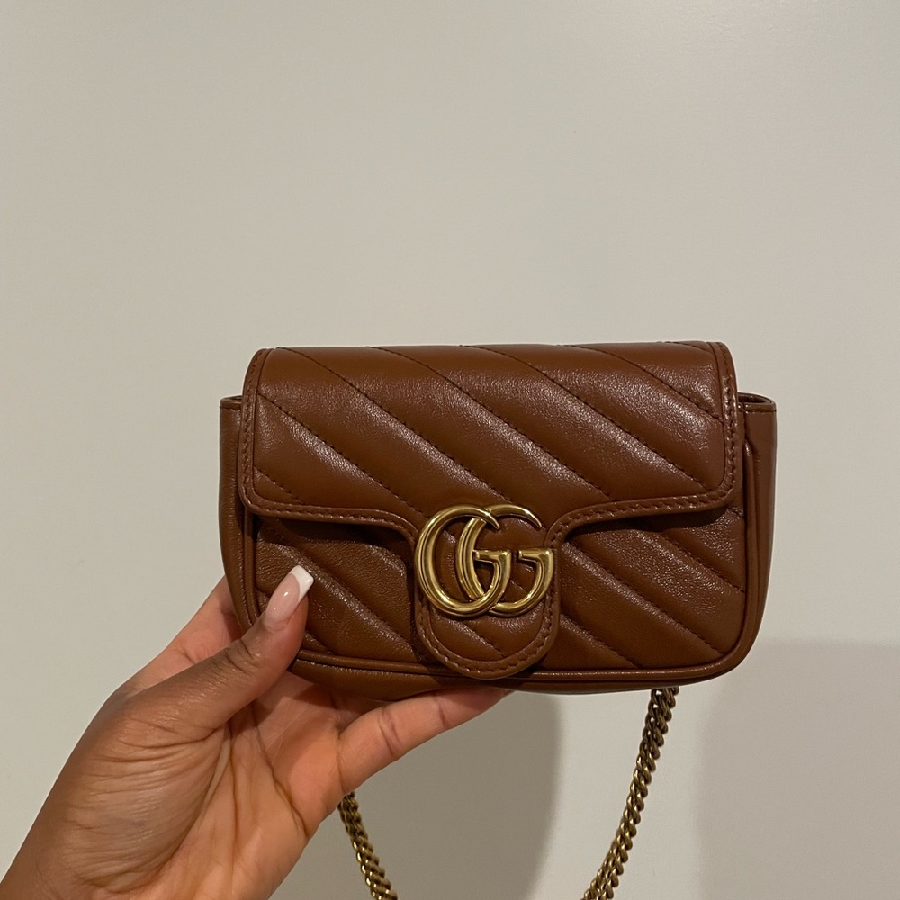 Gucci GG Marmont Leather Super Mini Bag